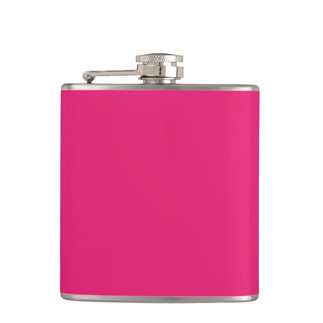 Cantil Fundo de Cor Personalizada Rosa Quente da Moda (Frente)