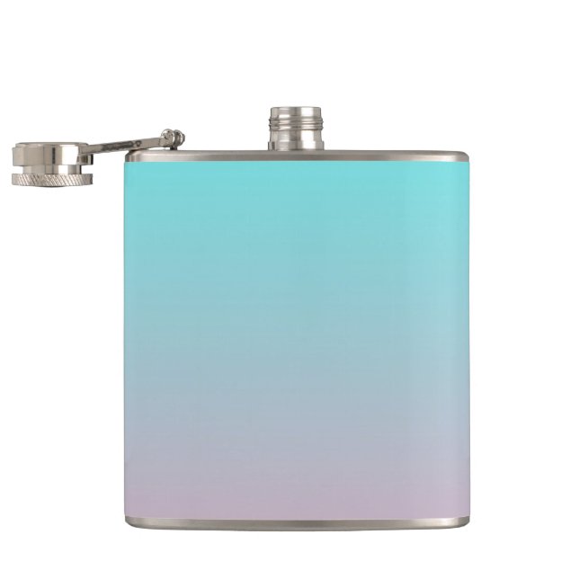 Cantil Fundo degradê simples de azul-verde para rosa (Aberto)
