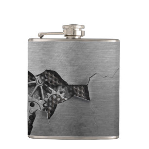 Cantil Fundo do metal com dano mecânico