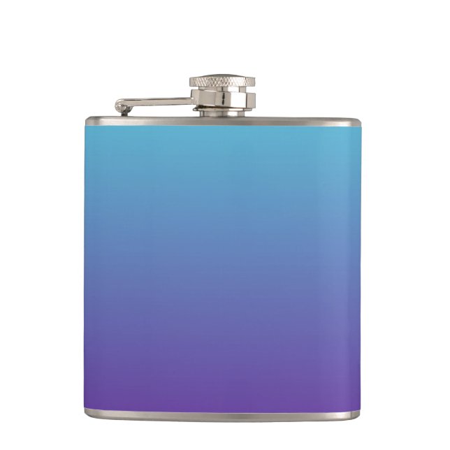 Cantil Fundo Gradiente Simples Roxo Turquesa Azul (Frente)