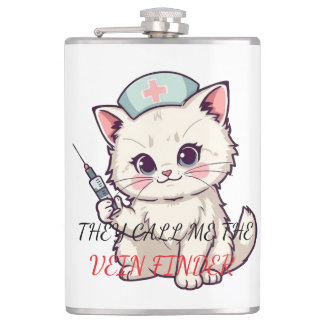 Cantil Funny Nurse Cat The Vein Finder Personalized