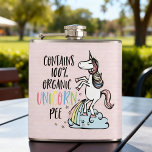 Cantil Funny Unicorn - Ornânico Pee<br><div class="desc">Engraçado Unicórnio Flask - Alguns dizem que o álcool é um curandeiro muito parecido com lágrimas mágicas de unicórnio. Então, onde estamos em unicórnio? Descubra e quebre seus amigos e colegas de trabalho com este frasco de unicórnio orgânico absolutamente hilário. Todos os olhos estarão em você quando as pessoas virem...</div>