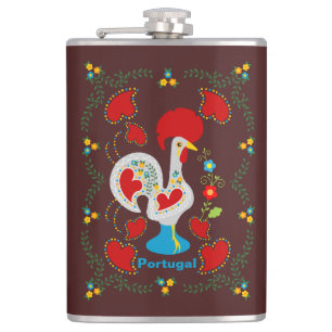 Cantil Galo tradicional de Barcelona em branco