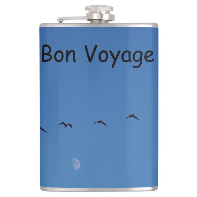 Cantil Gansos canadenses em voo (Frente)