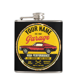 Cantil Garagem de Carro Clássico Vermelho Fastback 1967 P