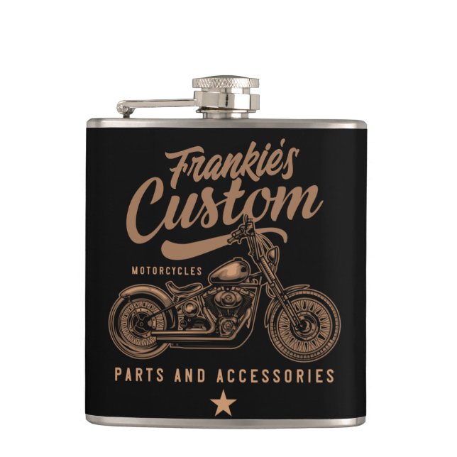 Cantil Garagem de Motocicleta Personalizada Bobber Person (Frente)