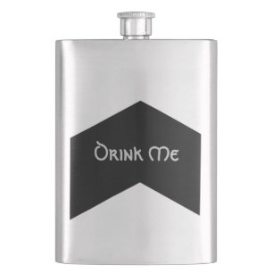 Cantil Garrafa Black Arrow Drink Me