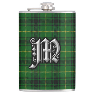 Cantil Garrafa Clan MacArthur Tartan Old Escócia