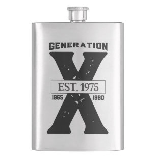 Cantil Garrafa Clássica Grande Personalizada GenX Preta