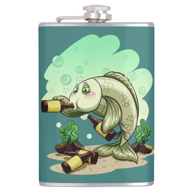 Cantil Garrafa conhecida feita sob encomenda dos peixes (Frente)