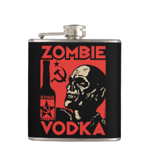 Cantil Garrafa da vodca do zombi