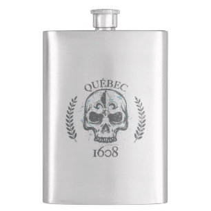 Cantil Garrafa de bebida alcoólica Québec Crânio/Cavalo B