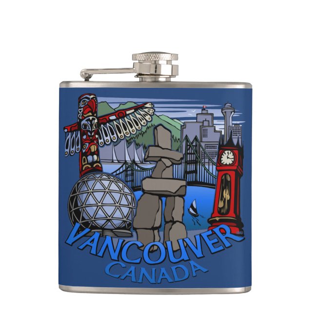 Cantil Garrafa de Lembrança de Vancouver Presentes de Pon (Frente)