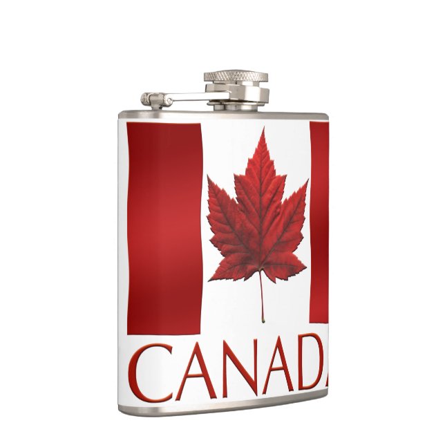 Cantil Garrafa de lembrança do Canadá Bandeira do Canadá  (Direita)