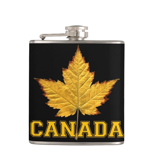 Cantil Garrafa de Lembrança do Canadá Varsity Canadá Garr (Frente)