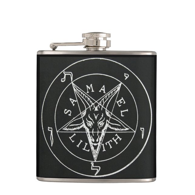 Cantil garrafa do baphomet (Frente)