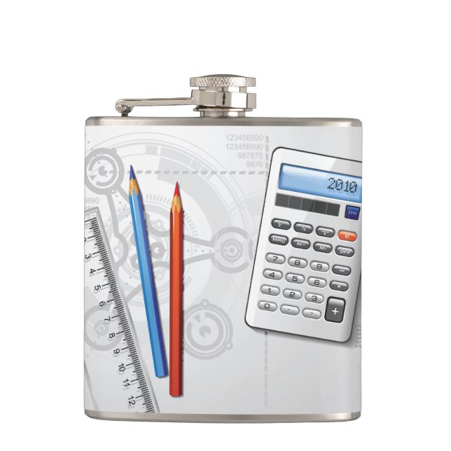 Cantil Garrafa do Desktop dos engenheiros (Frente)