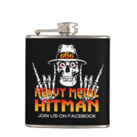 Garrafa do Hitman do metal pesado