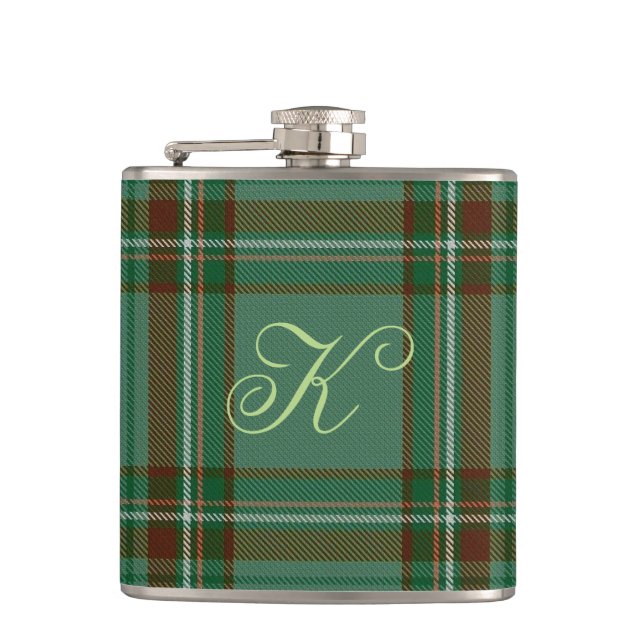 Cantil Garrafa do Tartan de Kelly (Frente)