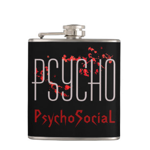 Cantil Garrafa Envolta em Vinil Psycho