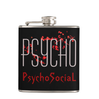Cantil Garrafa Envolta em Vinil Psycho