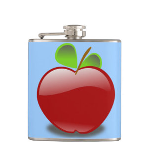 Cantil Garrafa envolvida de Apple vinil vermelho