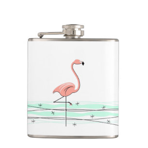 Cantil Garrafa envolvida flamingo