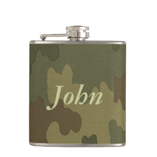 Cantil Garrafa escura personalizada da camuflagem