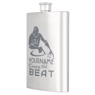 Cantil Garrafa feita sob encomenda do monograma do DJ