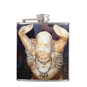 Cantil garrafa feliz de buddha