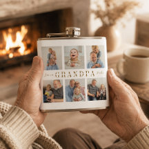 Garrafa Personalizada para Avô com Revestimento de