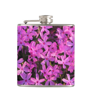 Cantil Garrafa roxa bonito da flor