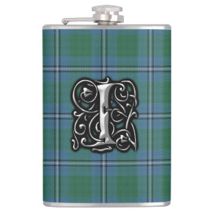 Cantil Garrafa velha de Scotland do Tartan de Irvine