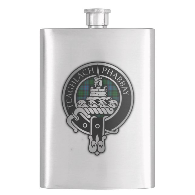 Cantil Garrapeira Clan Morrison Crest & Hunting Tartan (Frente)