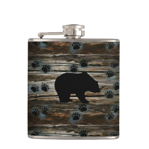 Cantil Garras Negras, Ursos Negros - Madeira Rústica