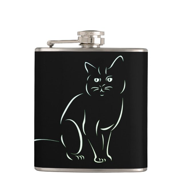 Cantil Gato de Gatinho Branco (Frente)