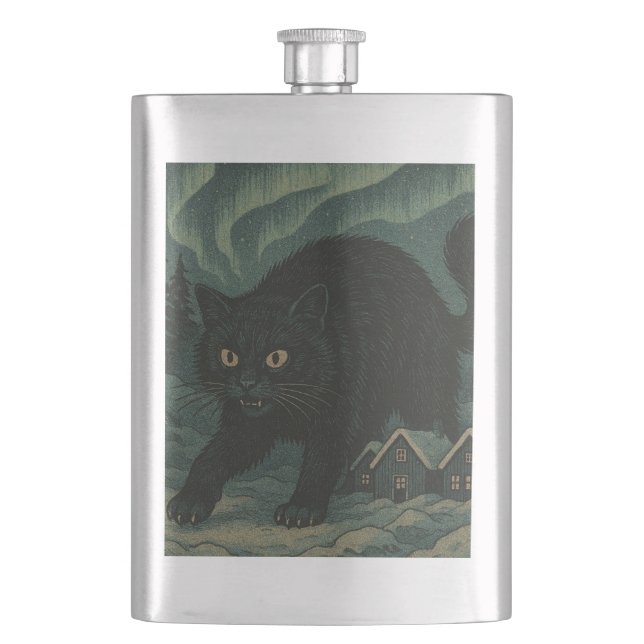 Cantil Gato de Natal Yule islandês (Frente)