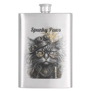 Cantil Gato Steampunk Incrível Personalizado 