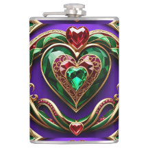 Gemstone Dourado Filigree Heart & Cobra Love Vênus