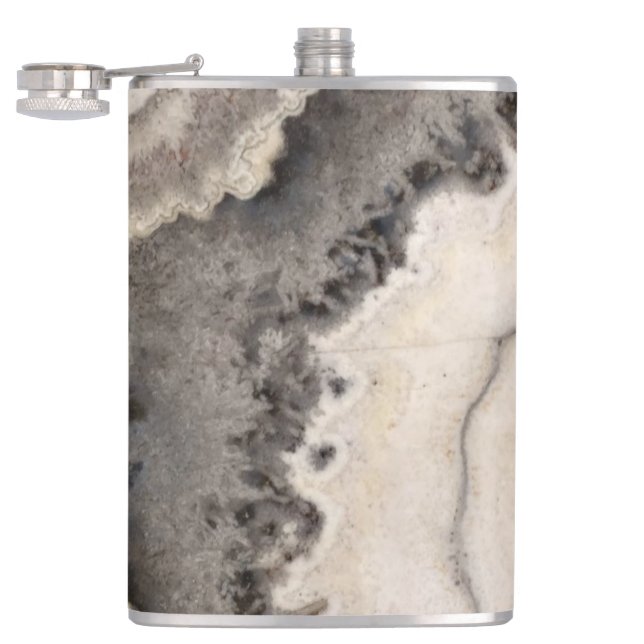 Cantil Gemstone preto de agata (Aberto)