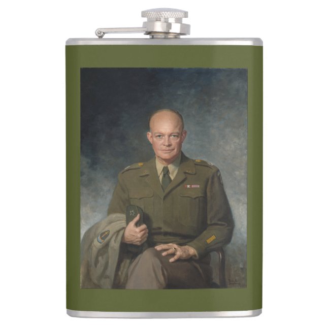 Cantil General Dwight Eisenhower 5 Star - Retrato Pintado (Frente)