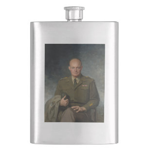 Cantil General Dwight Eisenhower 5 Star - Retrato Pintado