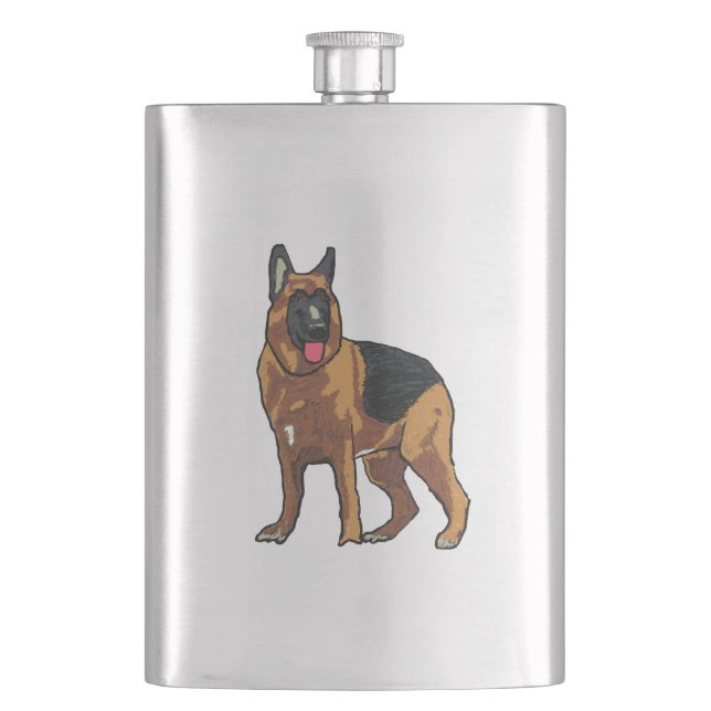 Cantil German shepherd Alsaciano (Frente)