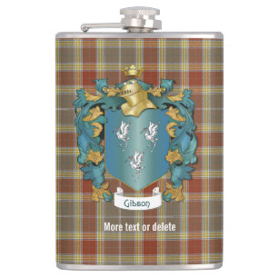 Cantil Gibson Family Crest e Xadrez de Tartan