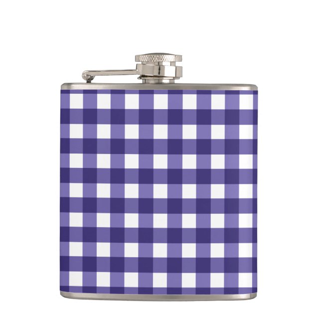 Cantil Gingham azul marinho (Frente)