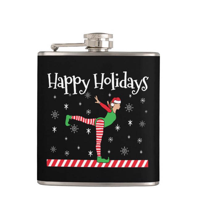 Cantil Girls Gymnastics Elf de Natal (Frente)