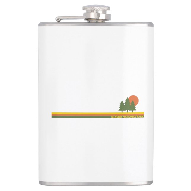 Cantil Glacier National Park Pine Trees Sun (Frente)