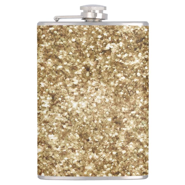 Cantil Glitter Confetti Dourado (Frente)