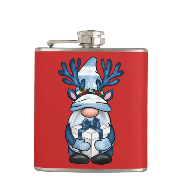 Cantil Gnomo Gnomo Reindeer de natal Stuffer (Frente)