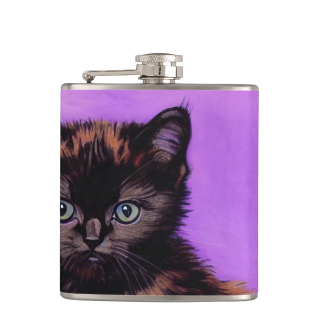 Cantil Gogh Style Purple Cat (Frente)
